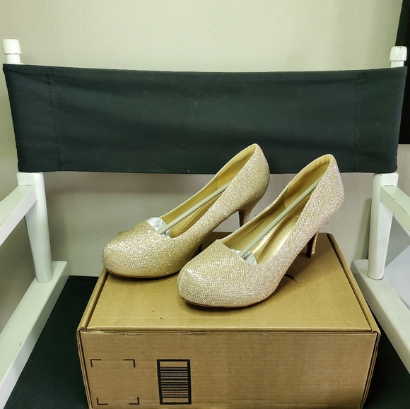 DREAM PAIRS Womens Tiffany Heel Dress Pump Size 10 - Picture 5 of 10